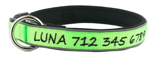 Fluro Green with Black Embroidery