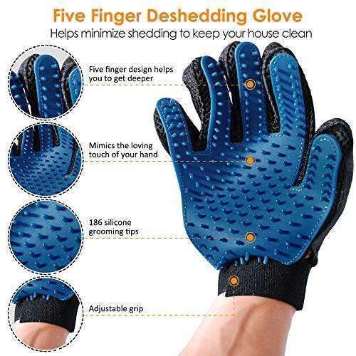 DESHEDDING GLOVE FOR DOGS & CATS