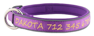 Purple with Gold Embroidery