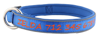Blue with Orange Embroidery